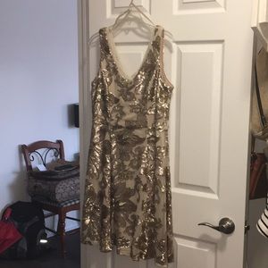 Marina Floral A-Line Dress